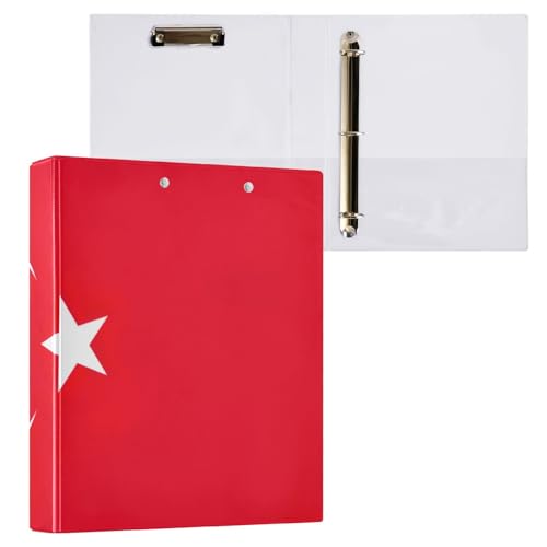 Ringbuch mit türkischer Nationalflagge, 3,8 cm, Schulordner von GAIREG