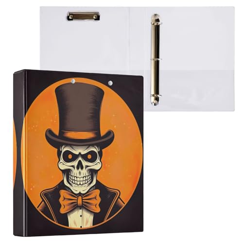 Skeleton Gentleman 3-Ringbuch, D-Ringbuch, 3,8 cm, Schulordner für College von GAIREG