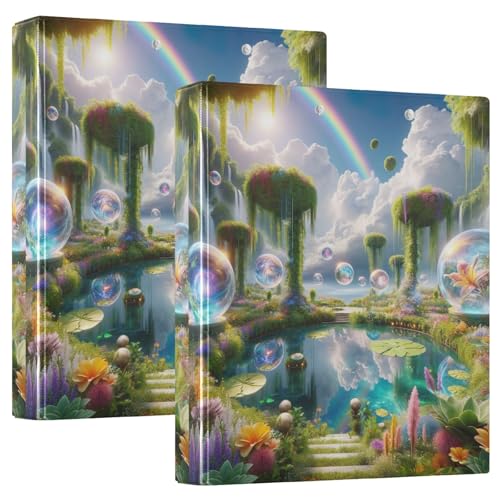 Sky Garden 3-Ringbuch 2er Set 1 1/2 Zoll Ordner Ordner für Jungen von GAIREG