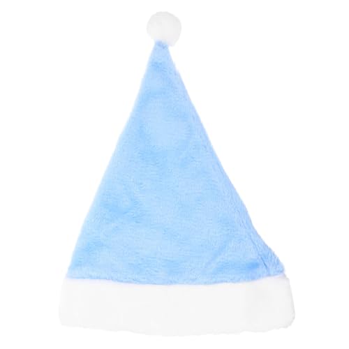 GALPADA 1 Stück Weihnachtsmütze-Requisiten kinderkleidung kleidung weihnachsgeschenk costume Weihnachtskugeln als Ornamente Weihnachtsmütze aus Stoff Weihnachtsmützen Blue von GALPADA