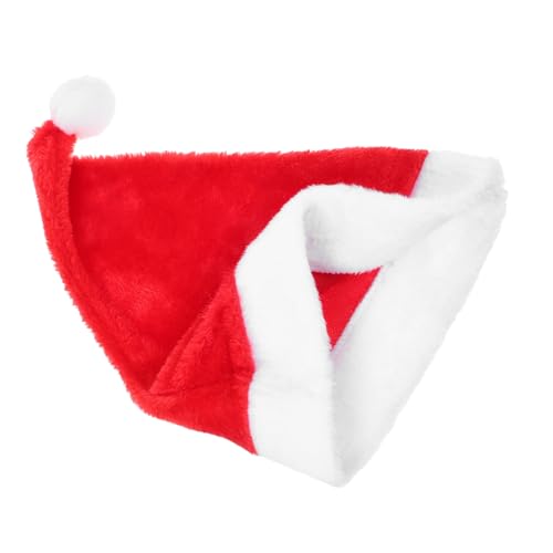 GALPADA 1 Stück Weihnachtsmütze santa claus hat weihnachtsmannmützen hängende weihnachtsverzierung Weihnachts-Fotoautomaten-Requisiten Kappe weihnachtssticker Weihnachtsdekorationen rot von GALPADA