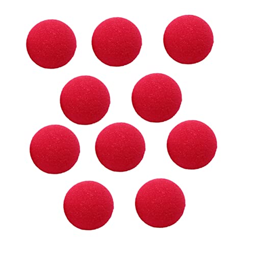 GALPADA 10 Stück Clown-Nasen-Requisite Nase des Zirkusclowns Kind Erwachsene kleine Clownnase stachelig Kostüm Clownnase Schwammnasen-Clown Clown-Nase-Partygeschenk Karnevalsclownnase rot GALPADA 10 Stück Clown-Nasen-Requisite Nase des Zirkusclowns Kind Erwachsene kleine Clownnase stachelig Kostüm Clownnase Schwammnasen-Clown Clown-Nase-Partygeschenk Karnevalsclownnase rot von GALPADA