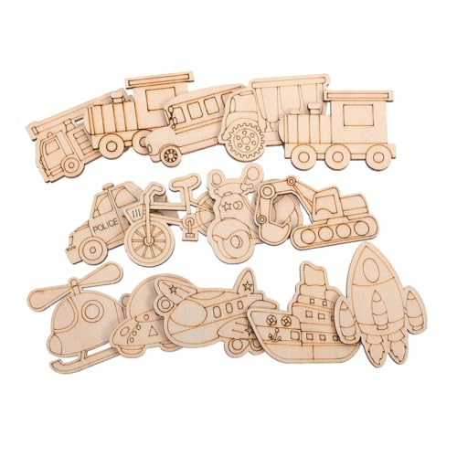 GALPADA 100 Stück Teiliges Unvollendeter Holz Auto und Fahrzeugformen aus Naturbelassenem Holz Blanko Holzfiguren zum Bemalen und Basteln für DIY Holzdekorationen für und Kreativprojekte GALPADA 100 Stück Teiliges Unvollendeter Holz Auto und Fahrzeugformen aus Naturbelassenem Holz Blanko Holzfiguren zum Bemalen und Basteln für DIY Holzdekorationen für und Kreativprojekte von GALPADA