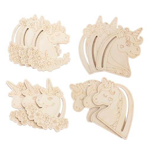 GALPADA 12 Stück Teiliges Holzausschnitte Einhorn DIY Holzscheiben Basteln Stabile Holzplatten Unbemalte Holzfiguren zum Bemalen und Dekorieren Geschenkidee für Kreative Bastler Aller GALPADA 12 Stück Teiliges Holzausschnitte Einhorn DIY Holzscheiben Basteln Stabile Holzplatten Unbemalte Holzfiguren zum Bemalen und Dekorieren Geschenkidee für Kreative Bastler Aller von GALPADA