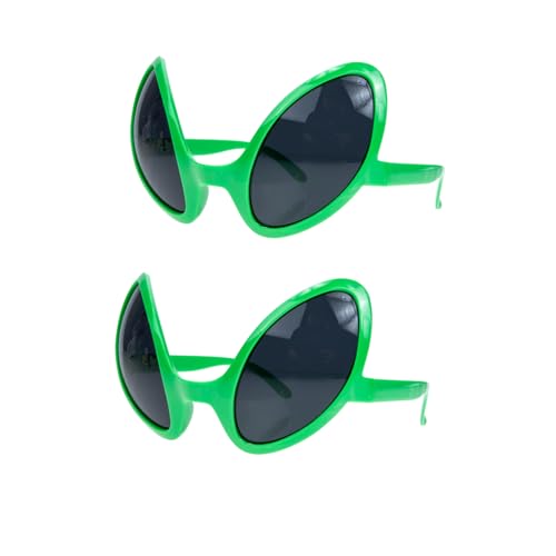 GALPADA 2 Stück Alien Modellierbrille Lustige Sonnenbrille Für Parties Und Cosplay Futuristisches Design Für Erwachsene Perfekte Accessoires Für Kostümpartys Und Maskeraden von GALPADA