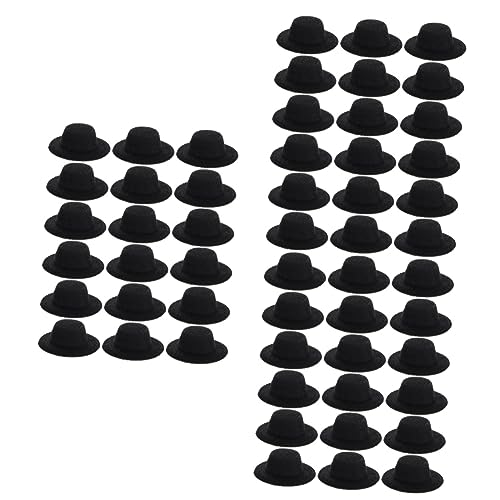 GALPADA 20 Stück Miniatur Puppenhüte in Schwarz – Hochwertige Formelle Hüte Für Kreative Bastelprojekte Und Puppenoutfits - Ideal Als Dekoration Oder Für Mädchen GALPADA 20 Stück Miniatur Puppenhüte in Schwarz – Hochwertige Formelle Hüte Für Kreative Bastelprojekte Und Puppenoutfits - Ideal Als Dekoration Oder Für Mädchen von GALPADA