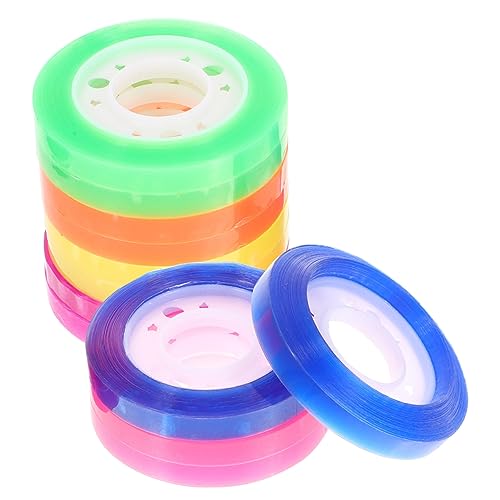 GALPADA 24 Rollen Regenbogenfarbenes Klebeband Transparente DIY Tapes für Journaling Scrapbooking Kreative Gestaltung Haftend und Einfach zu Verwenden GALPADA 24 Rollen Regenbogenfarbenes Klebeband Transparente DIY Tapes für Journaling Scrapbooking Kreative Gestaltung Haftend und Einfach zu Verwenden von GALPADA