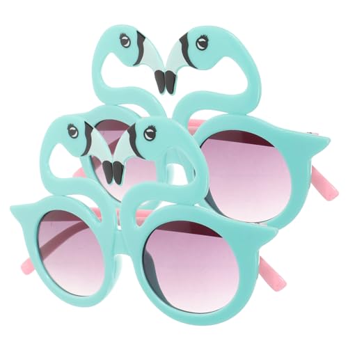 GALPADA 2st Flamingo-brille Sommerbrillen Für Kinder Partybrille Kind Sonnenbrille Modebrillen Trendige Sonnenbrille Sommer Sonnenbrille Trendige Accessoires Cartoon-sonnenbrille von GALPADA