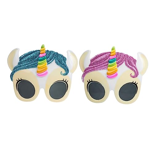 GALPADA 6 Stk Einhorn-Brille leuchtbrillen faschingsbrille witzige brillen partygläser Luau-Partyzubehör neue Partygeschenke schnapsgläser Leichte Partybrille Gläser für die Party Abs von GALPADA