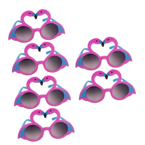 GALPADA 6 Stück Partybrille Cosplay Partybrille Lustige Brille Flamingobrille von GALPADA