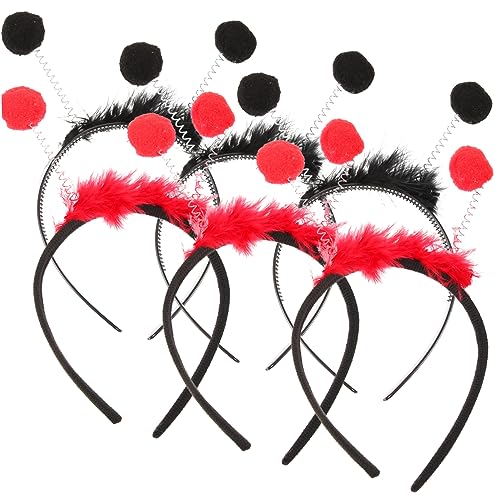 GALPADA 6St Antennenbopper antenne stirnband erwachsene Valentinstag-Stirnband party kopfschmuck party sachen Alien-Antennen-Stirnband Geburtstagsstirnbänder für Erwachsene Polyester von GALPADA