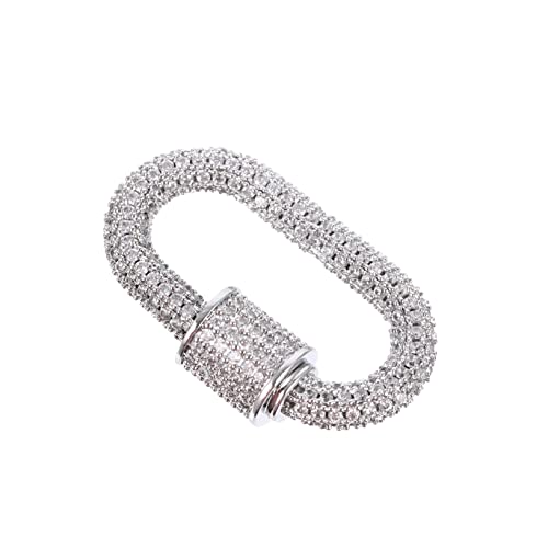 GALPADA Halskettenverschluss Schmuck Charm Halskettenhaken Halskettenverkürzer Halskette Karabiner Halskettenanhänger Clip Anhänger Verschluss Karabinerform Multi Toggle Key Kupfer Silber GALPADA Halskettenverschluss Schmuck Charm Halskettenhaken Halskettenverkürzer Halskette Karabiner Halskettenanhänger Clip Anhänger Verschluss Karabinerform Multi Toggle Key Kupfer Silber von GALPADA