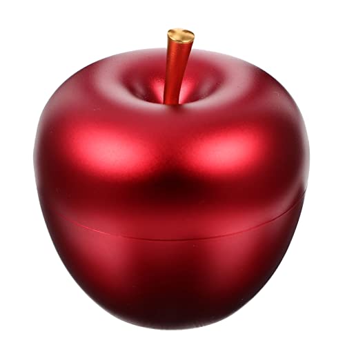 GALPADA Kasten Apple Schmuckschatulle Gefüllte Klöppeläpfel Apfel Anzeige Weihnachtliche Bonbonschachteln Karte Gefüllte Behälter Mit Hüpfenden Äpfeln Schmuckstücke Aluminiumlegierung Rot von GALPADA