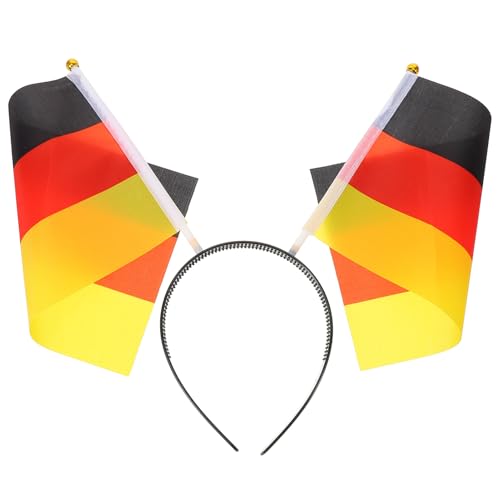 GANAZONO Deutsche Flagge Stirnband Deutschland Flagge Bopper Stirnbänder Germain Halloween Cosplay Party Kopfbedeckung Haarband Für Frauen Mädchen von GANAZONO