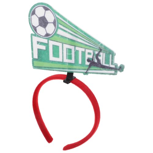 GANAZONO Fußball-Stirnband Fußball-Stirnband Ball-Alien-Stirnband Frühlingsfest-Stirnband Fußball-Haarband Aufmunterungs-Stirnband Für Partys Beutetaschen Willkommene Leckereien von GANAZONO