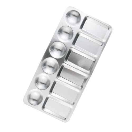 Metall-Farbpalette, 6 Mulden, 10 Mulden, 12 Mulden, Aquarell-, Öl-Palette, Mischpalette, Künstler-Handwerk, Körper- und Gesichtsbemalung Metall-Farbpalette, 6 Mulden, 10 Mulden, 12 Mulden, Aquarell-, Öl-Palette, Mischpalette, Künstler-Handwerk, Körper- und Gesichtsbemalung von GAOFESA