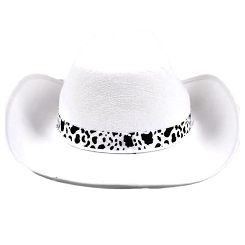 GAOINTELL Blingbling Diamanten-Brauthut, Cowgirl-Hut, Hochzeit, mit Perlen besetzt, für Hochzeit, Verlobung, Junggesellinnenabschied, Cowgirl-Hut für Mädchen von GAOINTELL