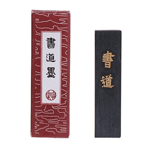 GAOINTELL Traditionelle chinesische Kalligraphie, schwarz, 8 cm Länge, guter Geruch, für Malerei, Shodo-Kalligraphie-Pinsel, Füllfederhalter, Schwarz von GAOINTELL