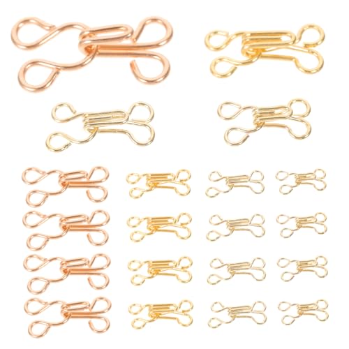 GARIOUANS 100Paare Metall Nähschnallen für DIY Kleidungszubehör Praktische Unterwäsche Schnallen Kragenverschlüsse Versteckte Knöpfe Verschiedenen für Reparaturen GARIOUANS 100Paare Metall Nähschnallen für DIY Kleidungszubehör Praktische Unterwäsche Schnallen Kragenverschlüsse Versteckte Knöpfe Verschiedenen für Reparaturen von GARIOUANS