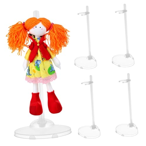 GARIOUANS 15Stücke Puppenständer für Puppen Transparentes Zubehör zur Stabilen Präsentation von Puppen für Kinderzimmer und Puppenspiele Sicheres Halten Dank Breiter Basis GARIOUANS 15Stücke Puppenständer für Puppen Transparentes Zubehör zur Stabilen Präsentation von Puppen für Kinderzimmer und Puppenspiele Sicheres Halten Dank Breiter Basis von GARIOUANS