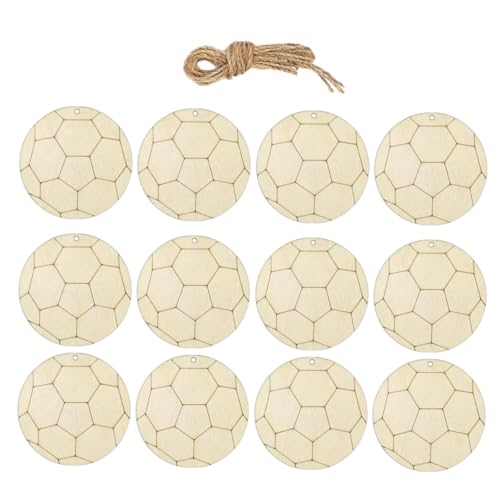 GARIOUANS 1Satz Holzscheiben DIY Holz Ausschnitte Unvollendete Fußball Form Bastelmaterialien für Partydekorationen und für Projekte GARIOUANS 1Satz Holzscheiben DIY Holz Ausschnitte Unvollendete Fußball Form Bastelmaterialien für Partydekorationen und für Projekte von GARIOUANS