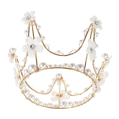 GARIOUANS 1stück Elegante Perlenkrone Für Tortendekoration Hochwertige Party-deko Für Geburtstagsfeiern Hochzeiten Und Feste Umweltschonend Sicher Perlenkrone Tortenaufsatz Stilvolle GARIOUANS 1stück Elegante Perlenkrone Für Tortendekoration Hochwertige Party-deko Für Geburtstagsfeiern Hochzeiten Und Feste Umweltschonend Sicher Perlenkrone Tortenaufsatz Stilvolle von GARIOUANS