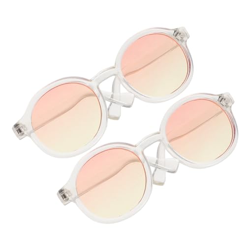 GARIOUANS 2 Paare Sonnenbrillen für Puppen Dekorative Brillen für Verkleiden von Puppen aus Kreative Rollenspiele und DIY Projekte GARIOUANS 2 Paare Sonnenbrillen für Puppen Dekorative Brillen für Verkleiden von Puppen aus Kreative Rollenspiele und DIY Projekte von GARIOUANS