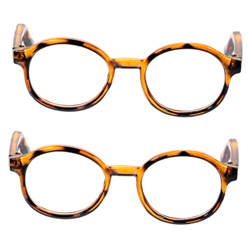 GARIOUANS 2 Stück Miniatur Puppenbrille Leopard Design Stylische Dekorative Brillen für Puppen Accessoires für Puppenstyling Transparent GARIOUANS 2 Stück Miniatur Puppenbrille Leopard Design Stylische Dekorative Brillen für Puppen Accessoires für Puppenstyling Transparent von GARIOUANS
