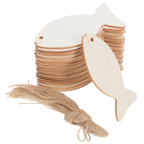 GARIOUANS 32Stücke Holzausschnitte für Bastelprojekte DIY Holzfisch Anhänger Leere Holzscheiben zum Bemalen und Dekorieren Strapazierfähiges Material für Bastelideen GARIOUANS 32Stücke Holzausschnitte für Bastelprojekte DIY Holzfisch Anhänger Leere Holzscheiben zum Bemalen und Dekorieren Strapazierfähiges Material für Bastelideen von GARIOUANS