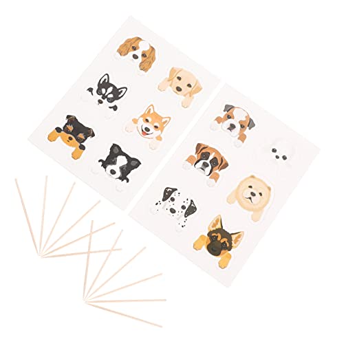 GARIOUANS 36 Stück Hund Kuchendeko Hundekuchen Topper für Haustier Dekoration für Hundeparty Shower Besondere Anlässe Tierfreundliche Cartoon Stil GARIOUANS 36 Stück Hund Kuchendeko Hundekuchen Topper für Haustier Dekoration für Hundeparty Shower Besondere Anlässe Tierfreundliche Cartoon Stil von GARIOUANS