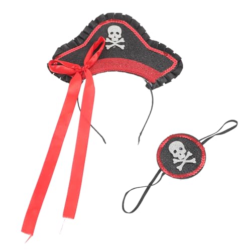 GAROZATION 1 Satz Piratenkostüm für Kinder Halloween-Party-Piraten-Stirnbänder Halloween-Haarschmuck halloween costume halloween kleidung Party-Stirnbänder Stirnbänder für Piratenkostüme Tuch von GAROZATION