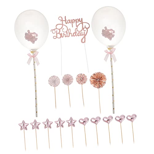 GAROZATION 17 Stück Pastell Geburtstagsdeko Dekorative Cake Topper Für Geburtstagspartys Tortenstecker Für Jungen Und ädchen Ideal Für Kuchen Muffins Und Feiern von GAROZATION