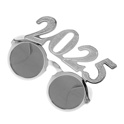 GAROZATION 2025 Brille Fotokabinen-requisiten Für Das Neue Jahr Brillengestell Mit 2025 Glitzerbrille Neuartige Sonnenbrille 2025 Neujahrsbrille Weihnachtsbrille Partybrillen Stk von GAROZATION