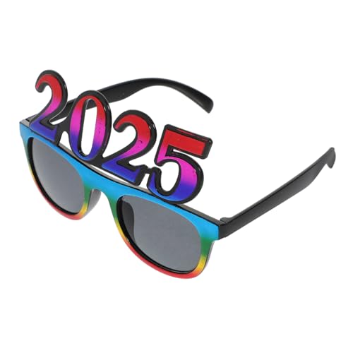 GAROZATION 2025 brillen party zubehör Partyaccessoire Brille Feierliche Brille Trendige Brille Neujahrsparty-Brille Weihnachtsbrille Neujahrsvorräte Partygeschenke für das neue Jahr Stk von GAROZATION