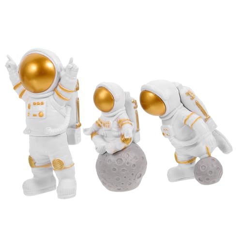 GAROZATION 3 Stücke Astronaut Figur Kuchen Schmuckkreative Geburtstagstorte Dekoration von GAROZATION