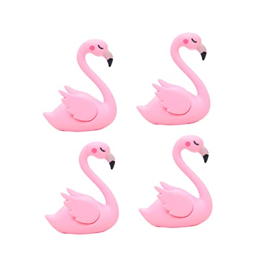 GAROZATION 4 Stück Kuchendekoration tortendeko einschulung buchregal dekoration auto dekoration stitch tortendeko caketopper 1 Flamingo-Ornament Auto-Flamingo- Kuchen Flamingo von GAROZATION