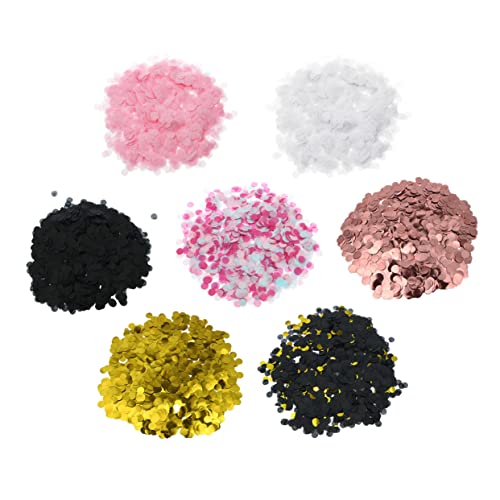 GAROZATION 1cm 50g Roségold Konfetti Für Luftballons Glitzerpapier Für Hochzeitsfeiern Und Partys Dekorationszubehör Für Besondere Anlässe von GAROZATION