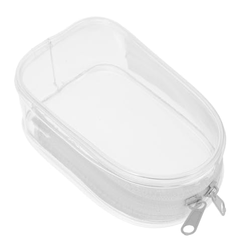 GAROZATION Lauftasche Schlüsselschäkel Tragbares Puppenetui Transparente Pvc Displaytasche Transparente Figurenvitrine Mit Schlüsselanhänger Transparente Reißverschlusstasche Pvc von GAROZATION