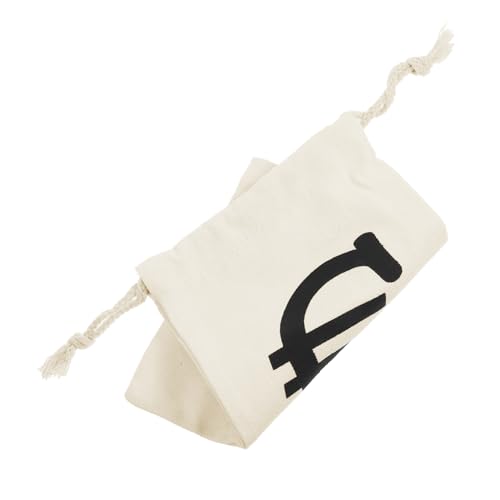 GAROZATION Partybevorzugungsbeutel Piratentaschen Mit Kordelzug Goldene Piratentasche Geldbeutel Geschenkbeutel Halloween Piraten-süßigkeitstüten Tasche Mit Kordelzug Kosmetik Segeltuch von GAROZATION