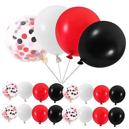 GAROZATION Riesiger Stehender Happy Birthday Ballon Mit Band Geburtstagsballons Für Hochzeit Babyparty Und Feierlichkeiten Ideal Deko Für Besondere Anlässe von GAROZATION