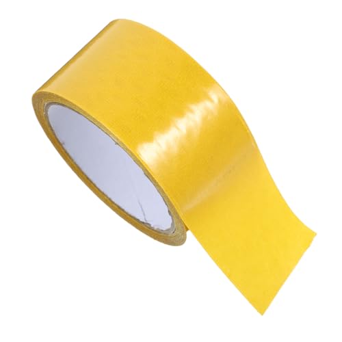 GARVALON 1 Rolle Doppelseitiges Klebeband Outdoor Teppich Netzband Montageband Selbstklebendes Teppichband Doppelseitiges Teppichklebeband Wasserdichtes Isolierband Yellow von GARVALON