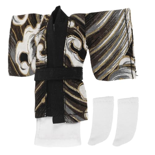 GARVALON 1 Set Babykleidung Kimono Set Japanische Puppen Kimono Kleidung Anime Plüschpuppen Verkleiden Sich Wiederverwendbares Puppenkostüm Plüschpuppenkleidung Gefüllte Puppenkleidung von GARVALON