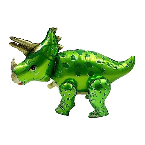 GARVALON 1 Stk Dinosaurier-aluminium-membran-ballon Partydekorationen Aufblasbares Spielzeug Tiere Ballons Hochzeitsballons Heißluftballon Stehender Dinosaurier-ballon Aluminiumfolie Green von GARVALON