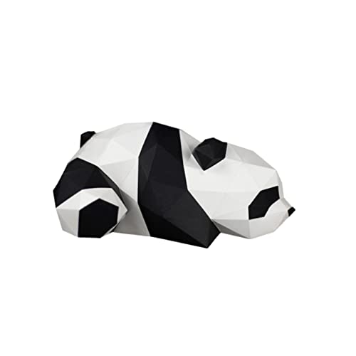 GARVALON 1stk Ornament-Spielzeug Origami-papierhandwerk Panda Basteln Pandafigur Aus Papier Puzzle-Spielzeug Panda Aus Papier Tierfigur Tierische Dekorative Figur 3D-Origami Tierpapier von GARVALON