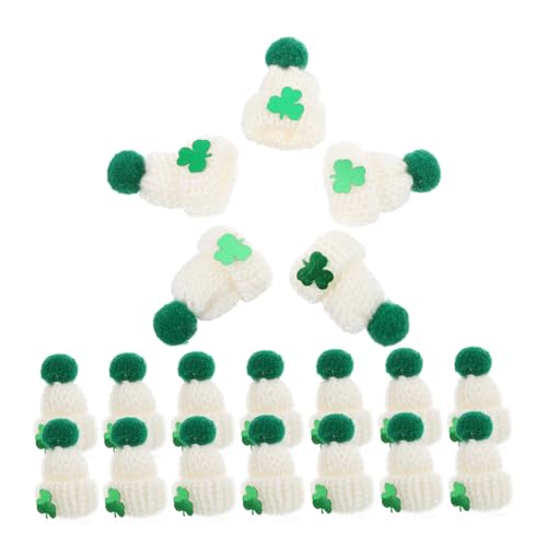 GARVALON 20St Mini-Kappe caps für Kinder Fleece Cap Mini-Strickmütze DIY-Dekorationen Miniaturmütze entzückende Puppenhüte DIY herstellung von zubehör Puppenbastelhüte Mini-Hüte Garn von GARVALON