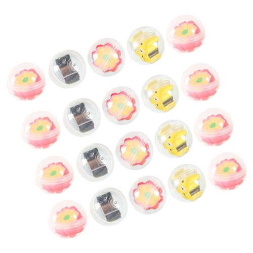 GARVALON 20st Gacha-ball Spielzeug Nachfüllbare Kapseln Befüllbare Kugeln Gefüllte Kapselbällchen Kawaii-anhänger Für Kinder Nachfüllbare Kleine Kapseln Gefüllte Kapseln Kugel Kieselgel von GARVALON