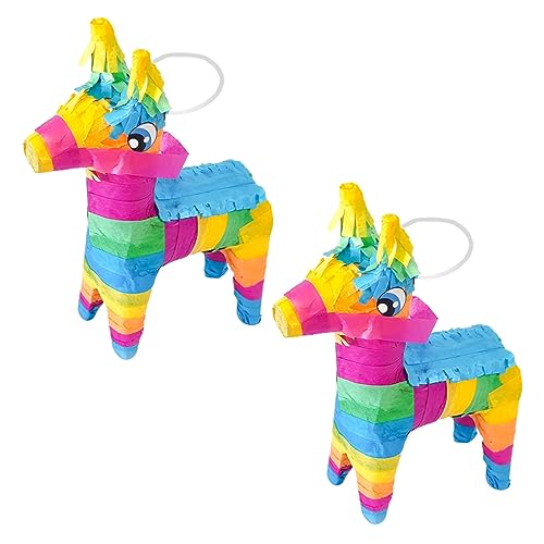 GARVALON 2St Piñata Brautdusche Pinata mexiko dekorationen mit Süßigkeiten gefüllt Tacos de komfetti party mitgebsel kinder Pinata-Spielzeug aus Papier Süßigkeiten Pinata Spielzeug von GARVALON