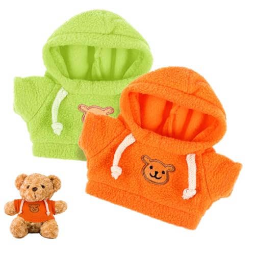 GARVALON 2st Bärenpuppenkleidung Puppenpullover-Kleidung Bjd-Puppe Puppen Spielzeug Gewichtete Kuscheltiere Schöne Puppenkleidung Großes Kuscheltier Dinosaurier-abschlussplüsch Stoff von GARVALON