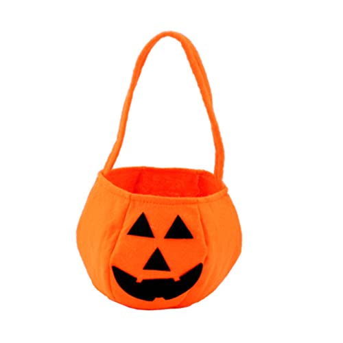 GARVALON Halloween Kürbis Tasche Kinder Süßigkeitstüte Für Halloween Party Wiederverwendbare Halloween Süßigkeitstüten Im Kürbisdesign Perfekte Geschenktüte Für Kostümpartys Und von GARVALON