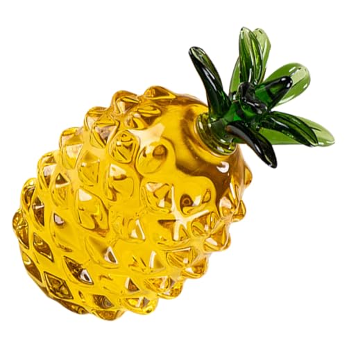 GARVALON Kristall Ananas Ornament Heimdekoration Tisch Ananas Dekorative Frucht Requisite Ananas Ornament Für Zuhause Ananas Dekor Neuartiges Dekor Tischdekoration Partyzubehör von GARVALON